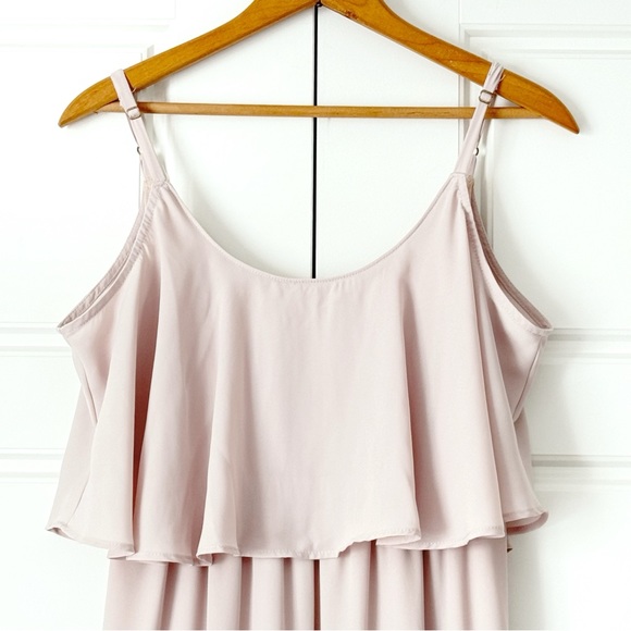 Show Me Your Mumu Formal Maxi Dress Medium Beige Bridesmaid Elegant Classic Gala - Picture 4 of 11